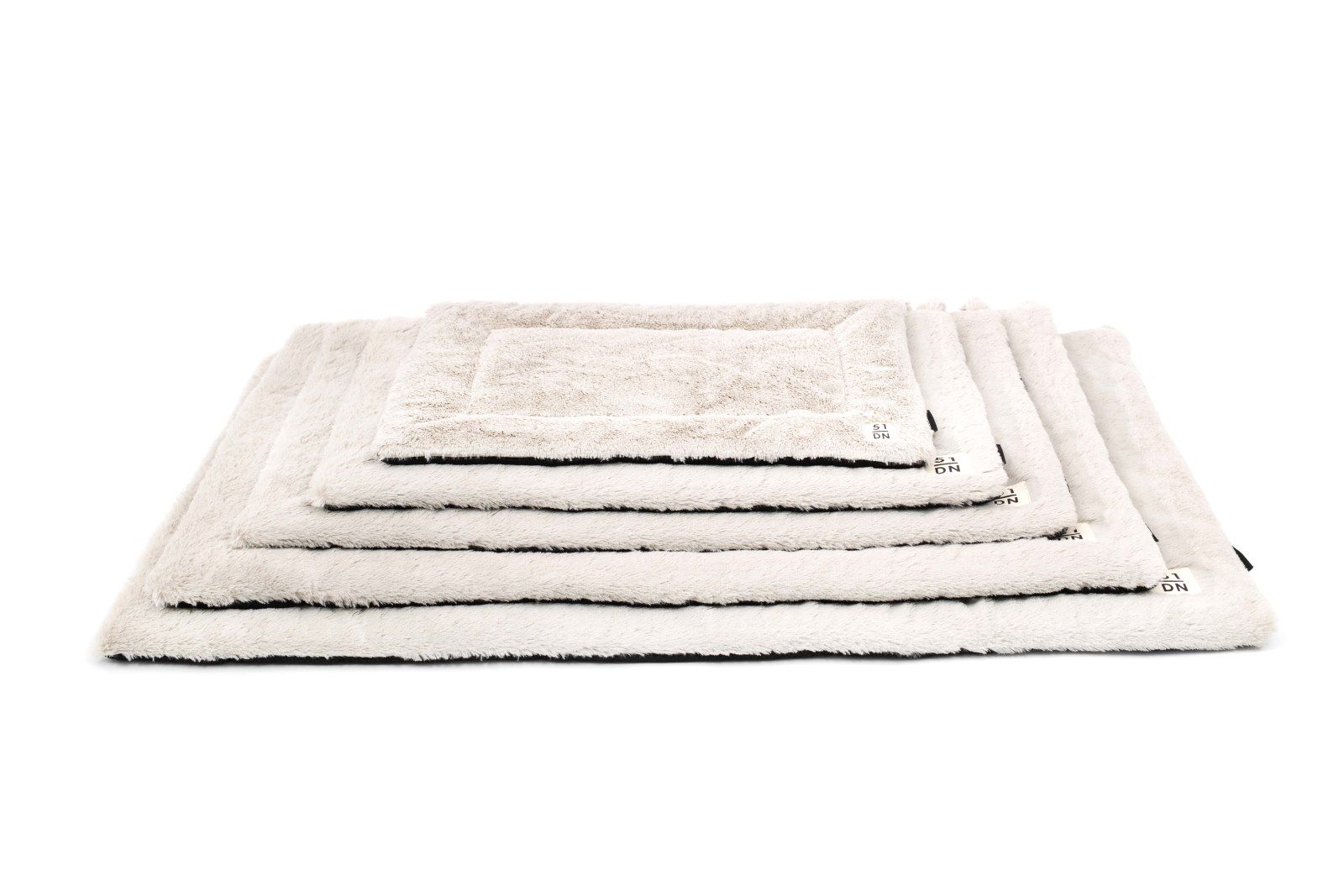 Ultraweiches, bequemes Hundeboxkissen in 5 Größen - Farbe: Hellgrau